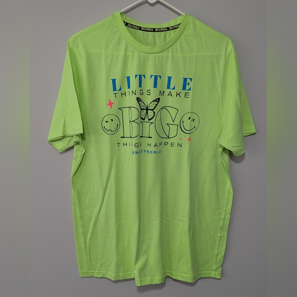 Women's SmileyWorld Neon Tee Size XL Kohls T Shirt